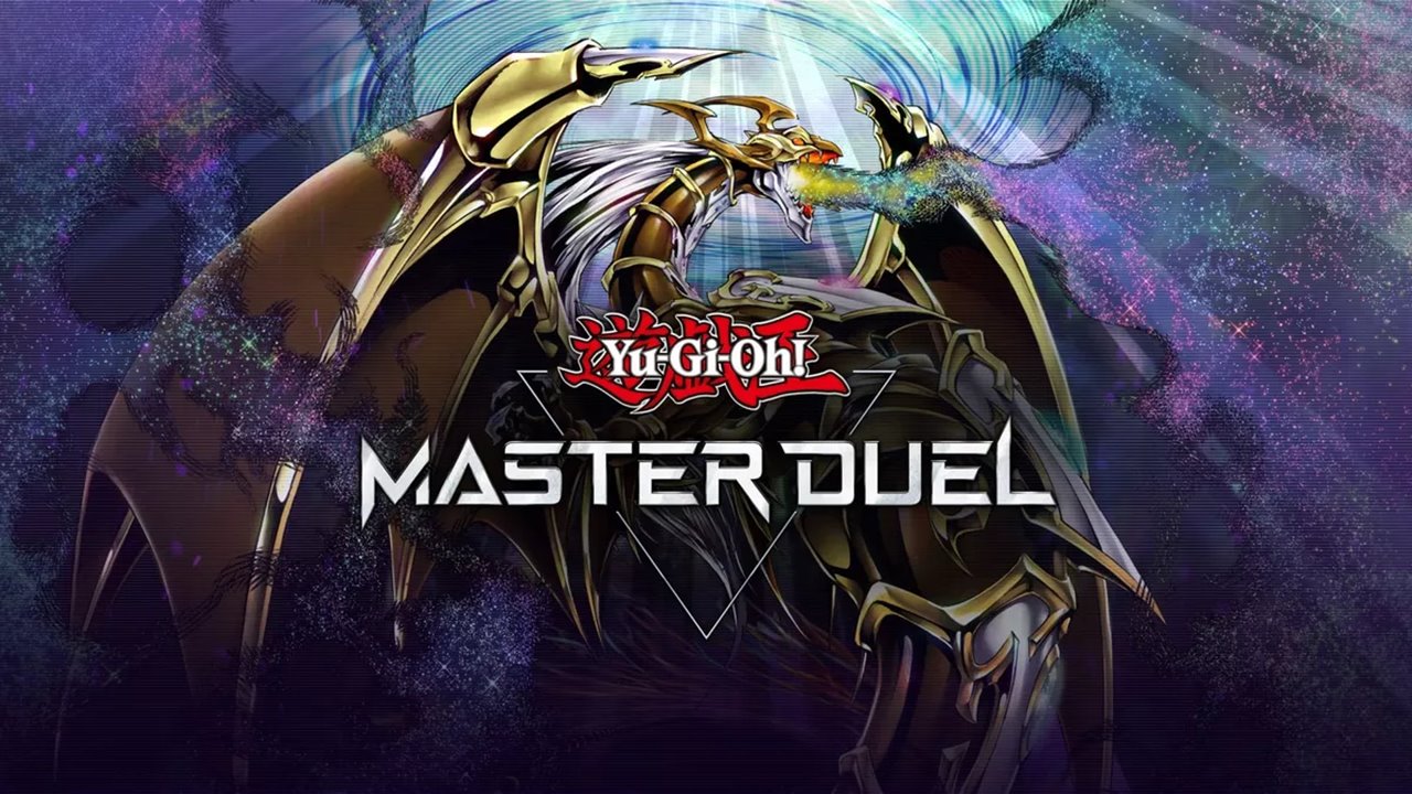 The cover of Yu-Gi-Oh!  Master duel.
