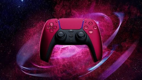 Controle DualSense Cosmic Red está em promoção na Amazon
