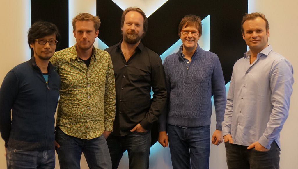 Hideo Kojima, Michiel Van Der Leeuw, Jan-Bart Van Beek, Mark Cerny e Hermen Hulst