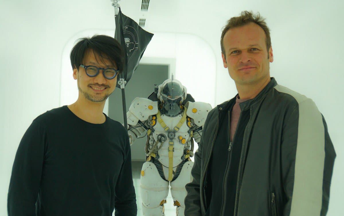 Hideo Kojima e Hermen Hulst na Kojima Productions