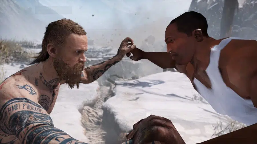 Aconteceu! Kratos vira CJ em mod de God of War para PC