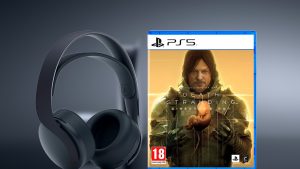 Headset 3D Midnight Black e Death Stranding estão em oferta na Americanas