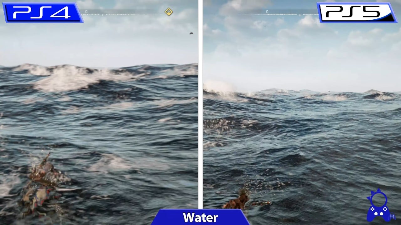 Comparação de Horizon Forbidden West no PS4 vs PS5