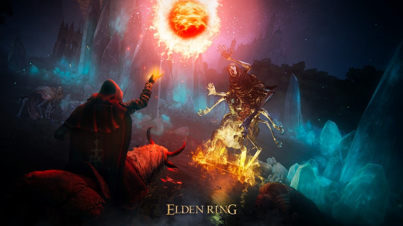 Cena de gameplay de Elden Ring.