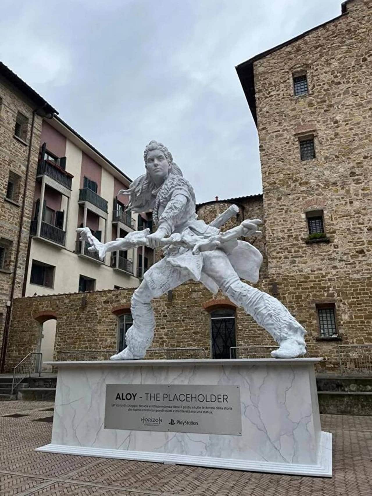 Estátua de Aloy em Florença, na Itália.