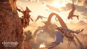 Como pegar montarias voadoras em Horizon Forbidden West