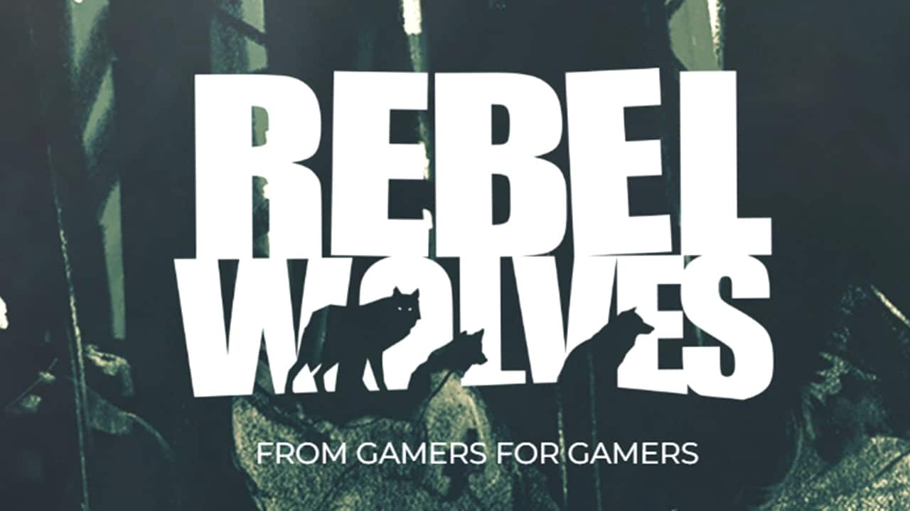 Logo do site da Rebel Wolves.
