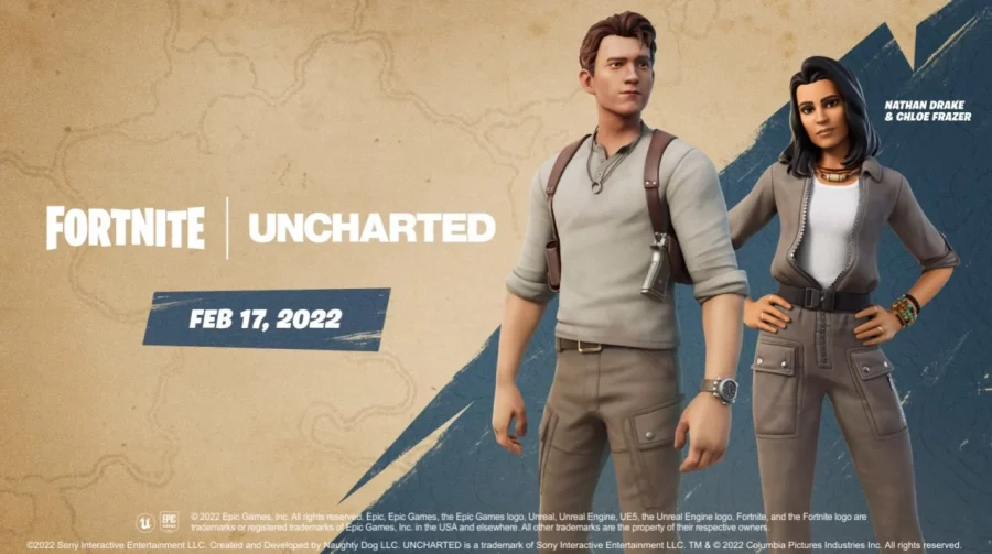 Uncharted em Fortnite! Vídeo mostra Drake e Chloe no game
