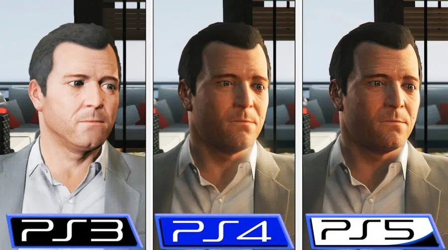Mudou muito? Vídeo compara GTA V rodando no PS3, no PS4 e no PS5