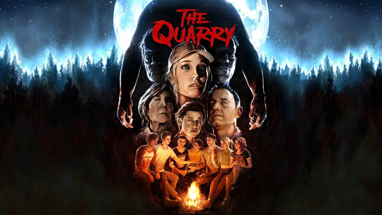 Capa oficial do jogo The Quarry.