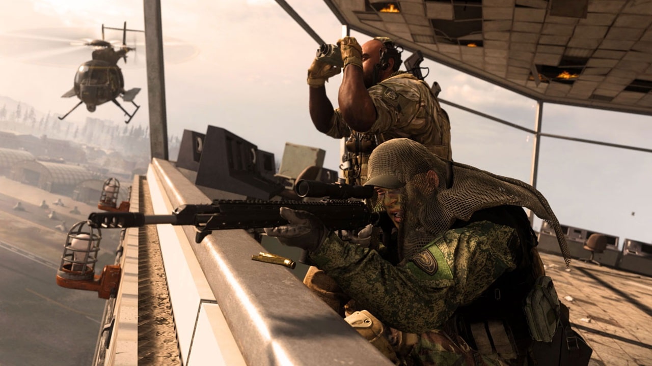 Sniper em Call of Duty Warzone.