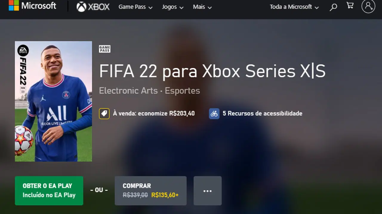 FIFA 22 no EA Play