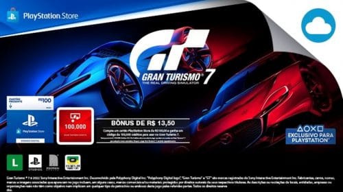 Dobradinha: Nuuvem oferece créditos em Gran Turismo 7 na compra de cartão da PSN