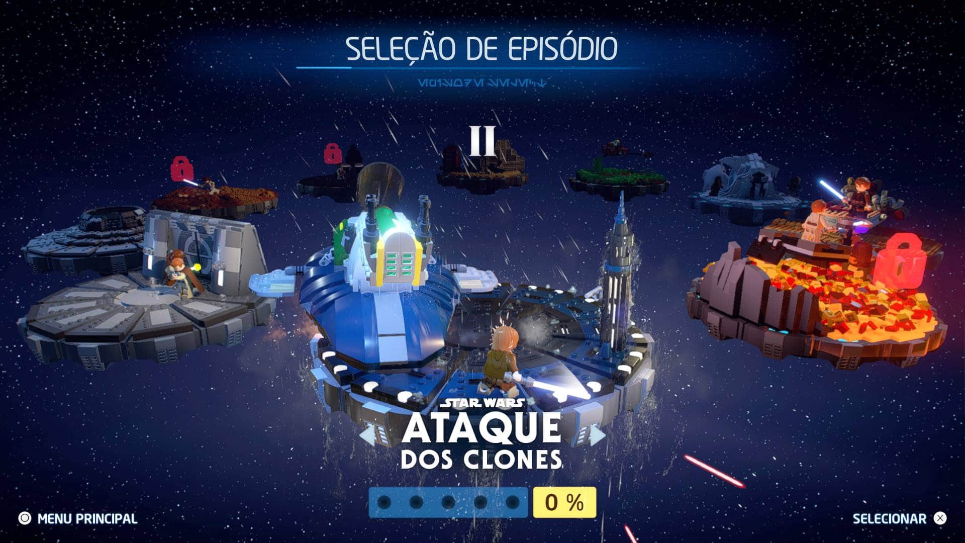 Seleção de episódios de LEGO Star Wars: A Saga Skywalker