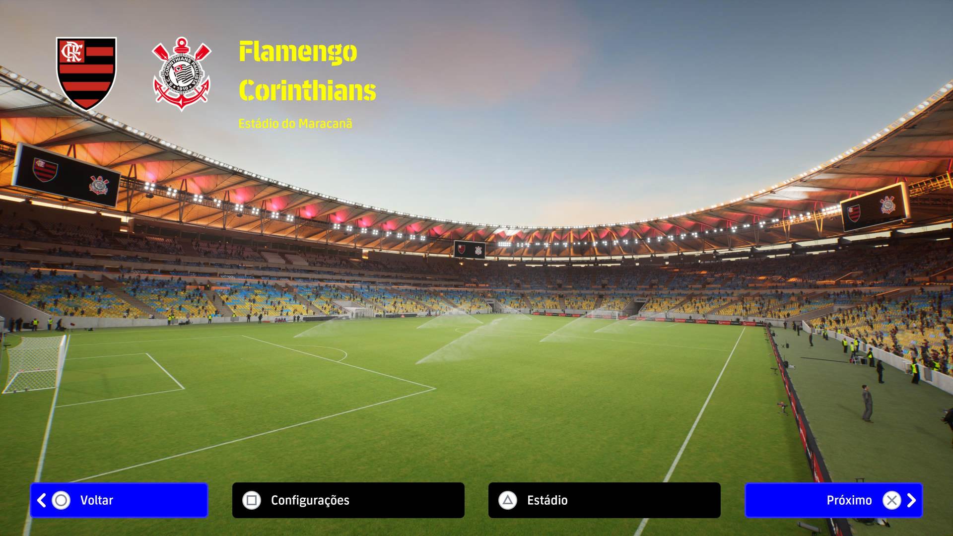 Maracanã no eFootball 2022 Flamengo