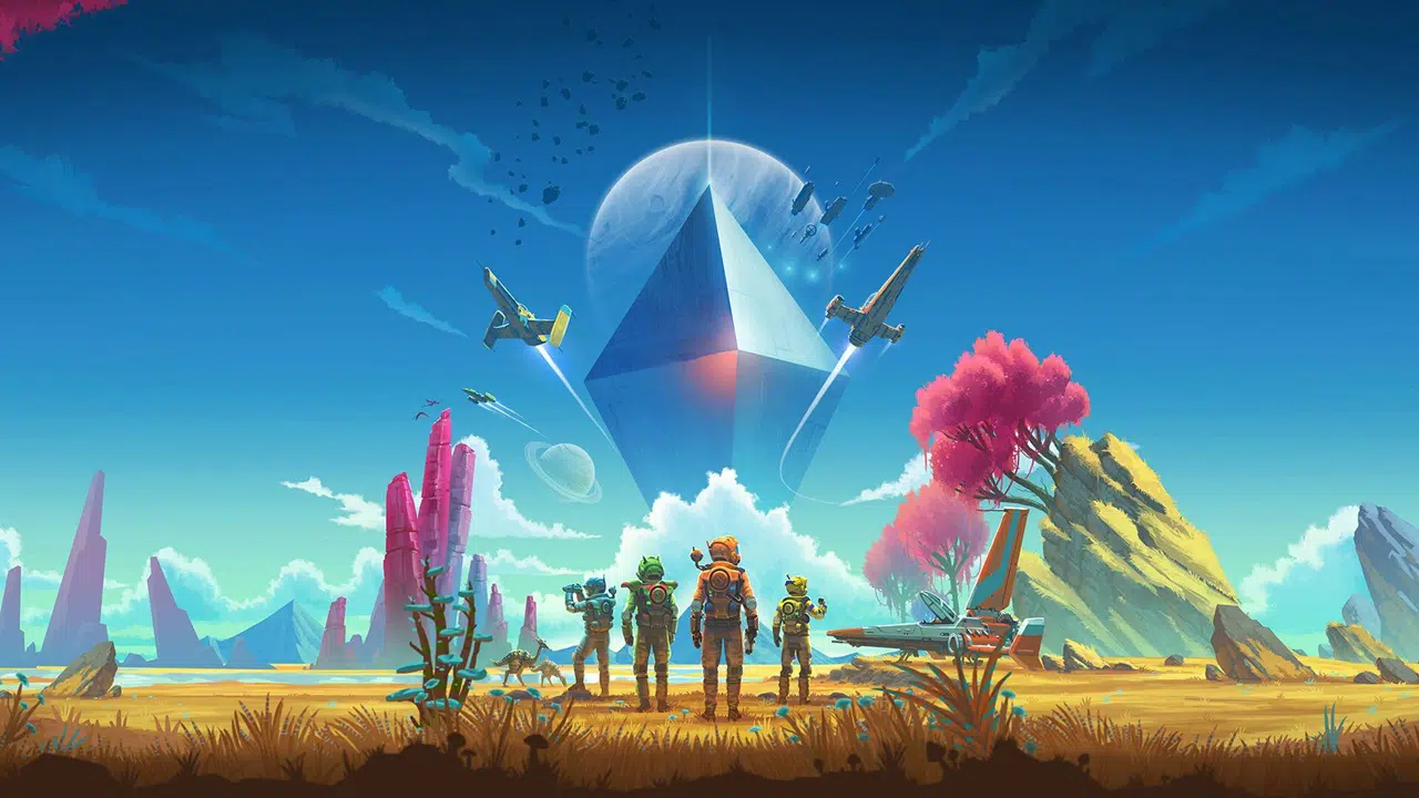 No Man's Sky, da Hello Games, que elogiou o PS5 Pro