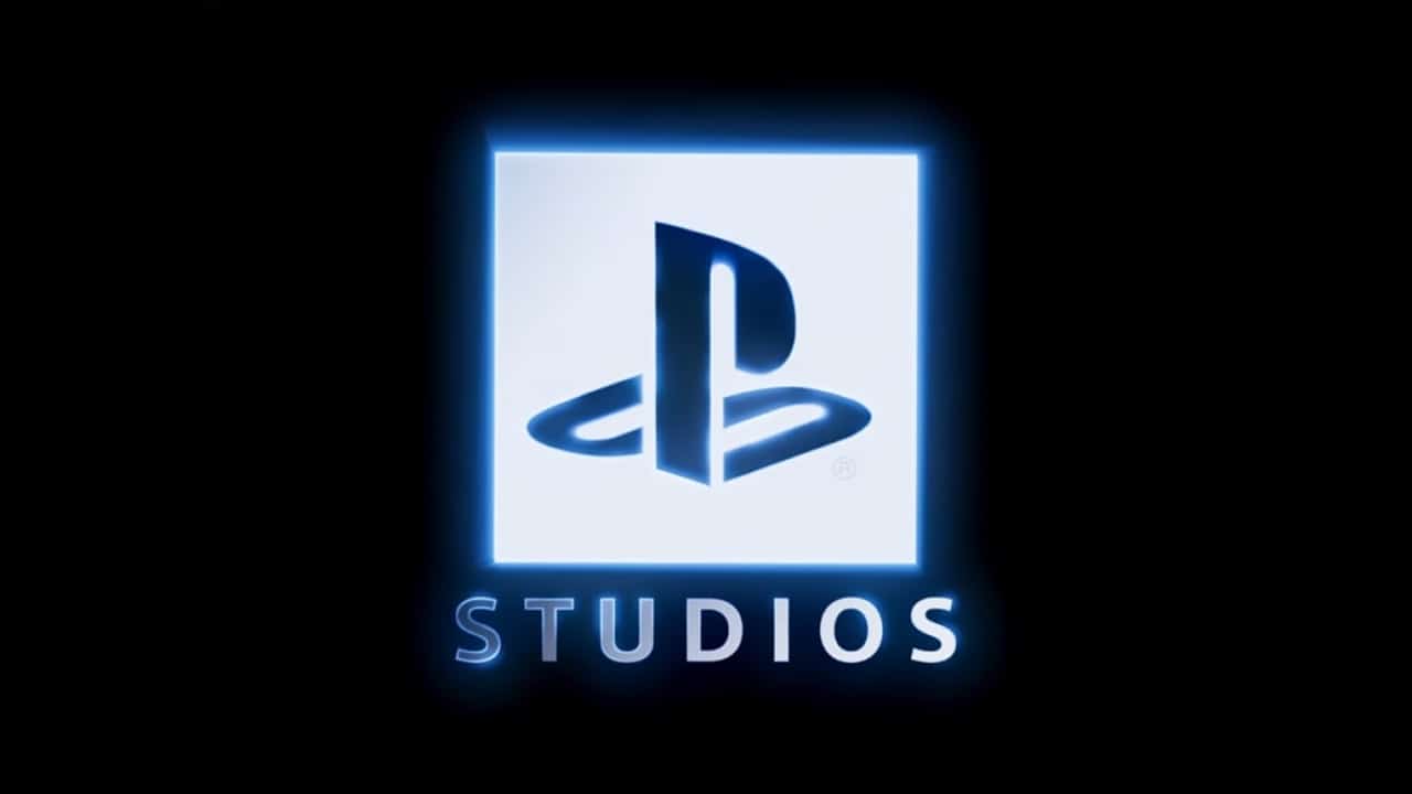 Logo da PS Studios com fundo preto.