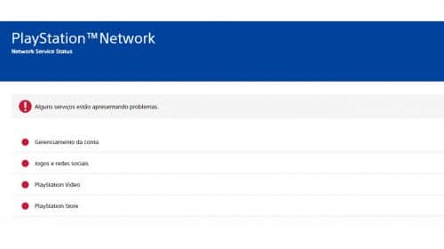 Serviços da PlayStation estão fora do ar nesta segunda (30)