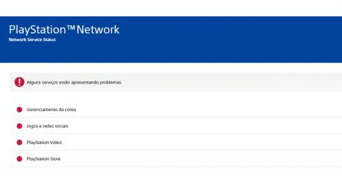 Serviços da PlayStation estão fora do ar nesta segunda (30)