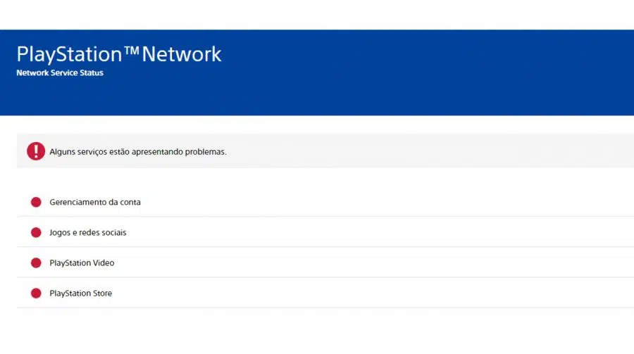 Serviços da PlayStation estão fora do ar nesta segunda (30)