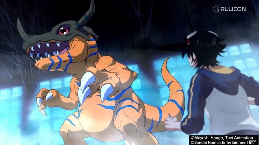 Agumon digivolve para Greymon em novo gameplay de Digimon Survive