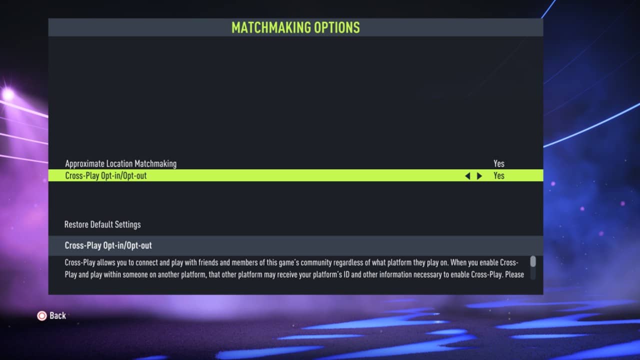 Not connected to matchmaking servers in Madrid