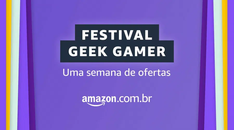 Promoções em jogos, acessórios e mais no Festival Geek Gamer da Amazon