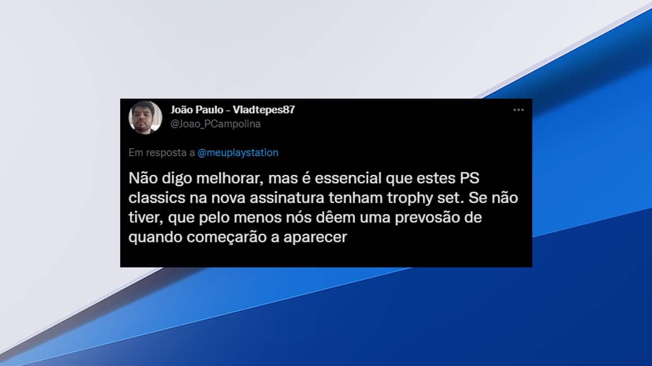 Joao Paulo Troféus - o que a PlayStation precisa melhorar