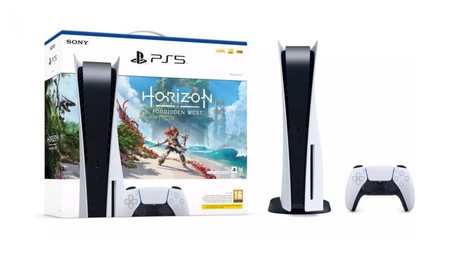 Sony lança bundle do PS5 com Horizon Forbidden West nos EUA e Europa