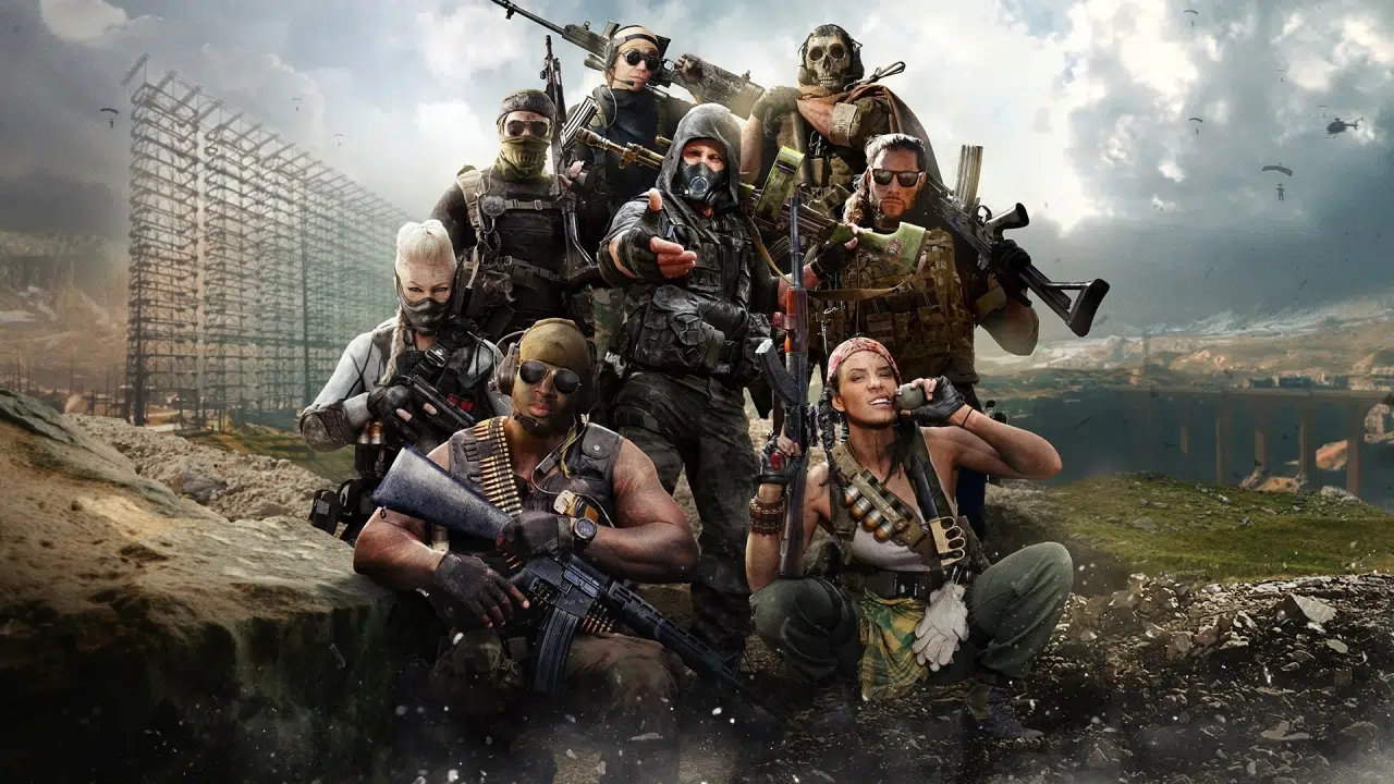 Imagem de operadores do battle royale Warzone que ilustram a quantidade de jogadores de Warzone