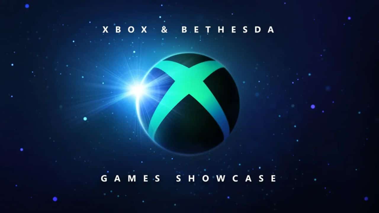 banner promocional do showcase de xbox e bethesda