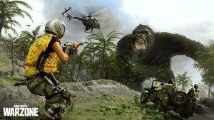É isso mesmo: “beliscar” testículos de King Kong dá mais XP em Warzone