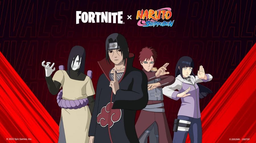 Dattebayo! Com Hinata e Itachi, mais skins de Naruto chegarão ao Fortnite