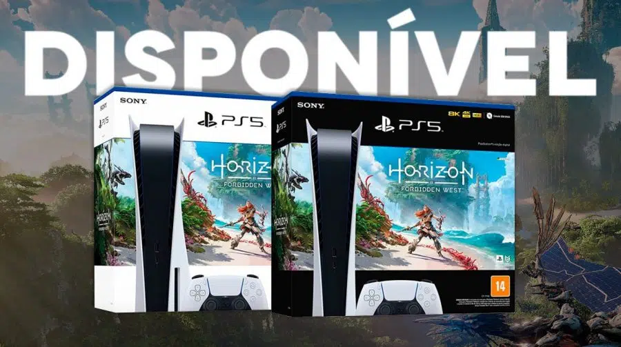 Amazon disponibiliza novo lote de PS5 com Horizon Forbidden West