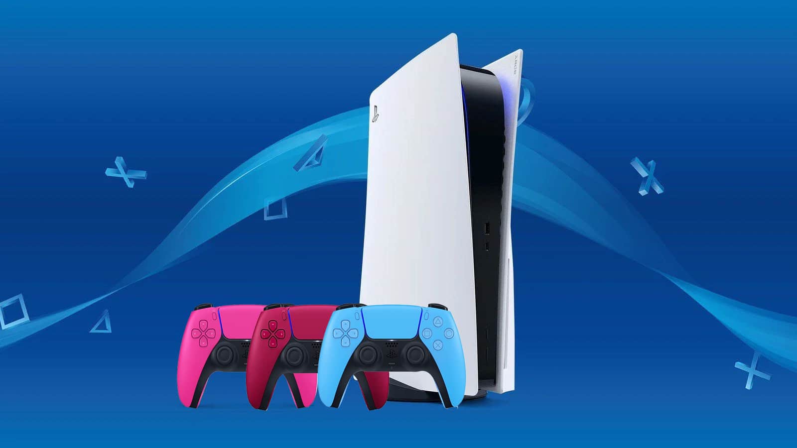 Controle Sem Fio Dualsense Starlight Blue - PS5 em Promoção na Americanas