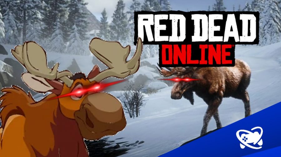 O caçador virou a caça: jogador é perseguido por alce maluco em Red Dead Online