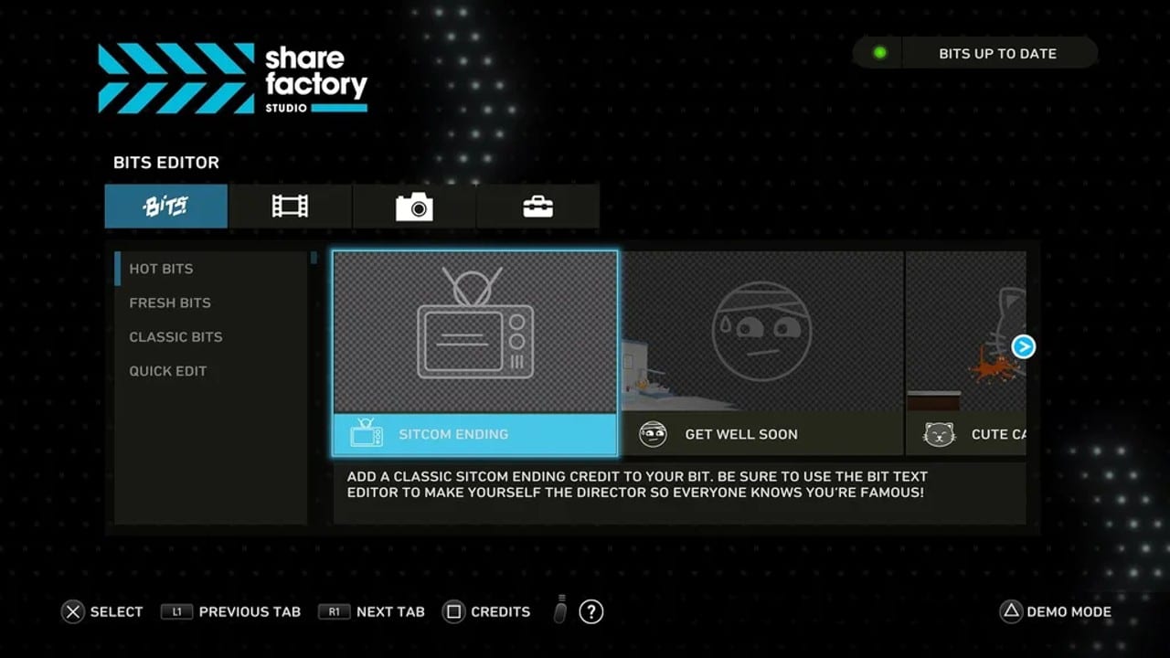 Share Factory Studio no PS5