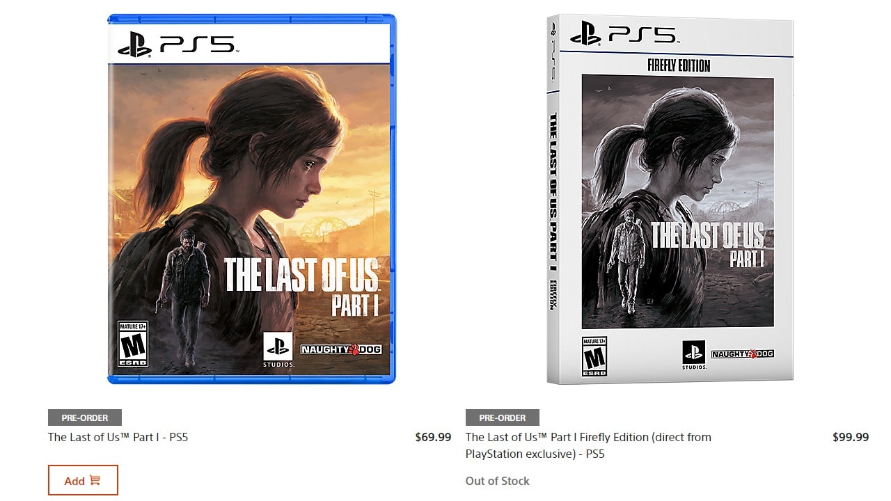 The Last of Us Part I Firefly Edition
