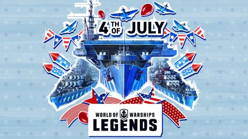 O mar ficará pequeno! World of Warships: Legends terá update temático do 4 de julho