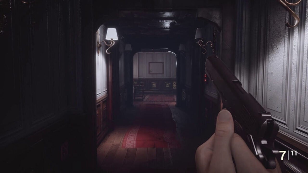 Fobia — St. Dinfna Hotel já está disponível na PS Store 1 personagem armado em corredor de fobia