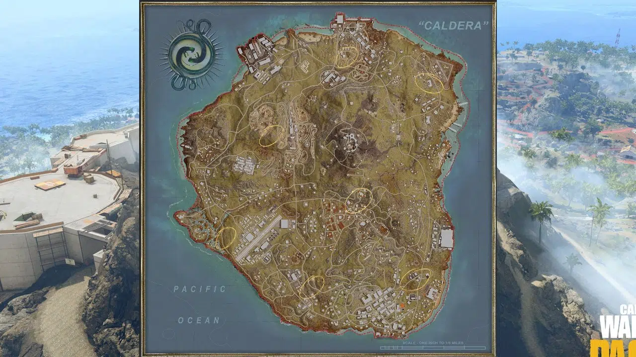 novo mapa de Caldera