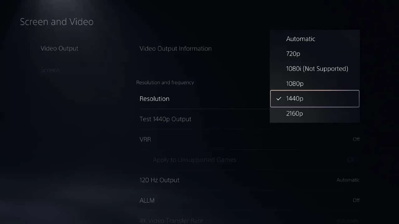 Beta atualização do PS5