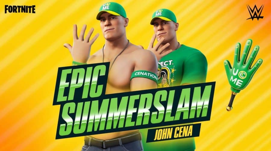 JOHN CENA!!! Estrela do WWE terá skin em Fortnite nesta quinta (28)