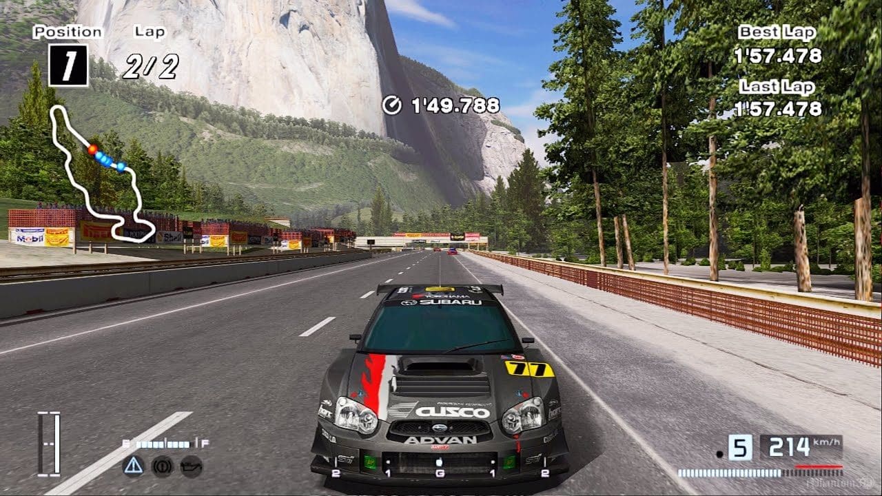 GT4, from the PlayStation 2