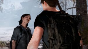 Ellie e Abby quebram o pau em mod de God of War