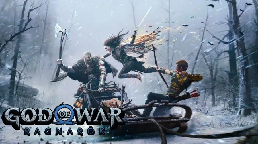 Vingança! Freya ataca Kratos e Atreus em arte de God of War Ragnarok