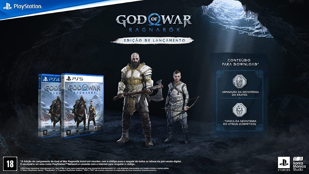 God of War Ragnarok - edição de lançamento