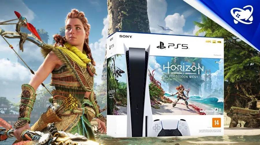 Amazon ainda oferece PS5 com Horizon Forbidden West
