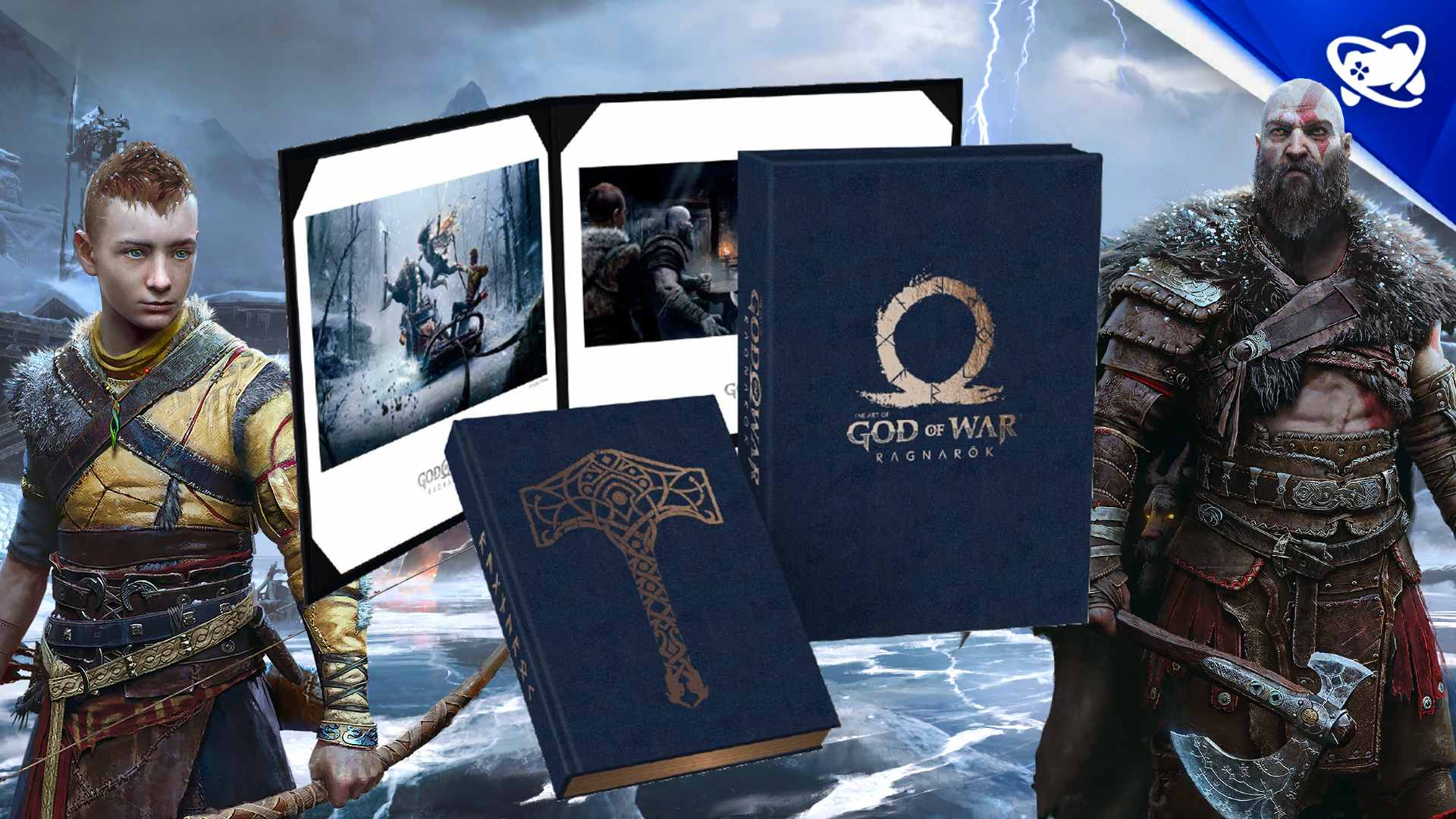 Jogo PS5 God Of War Ragnarok como novo e selado + Livro de coleção