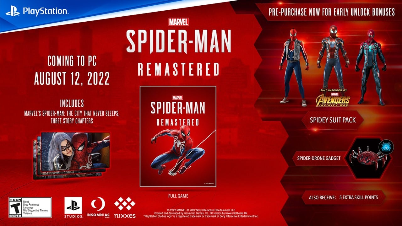 Especificações de Spider Man para PC são altas muito altas